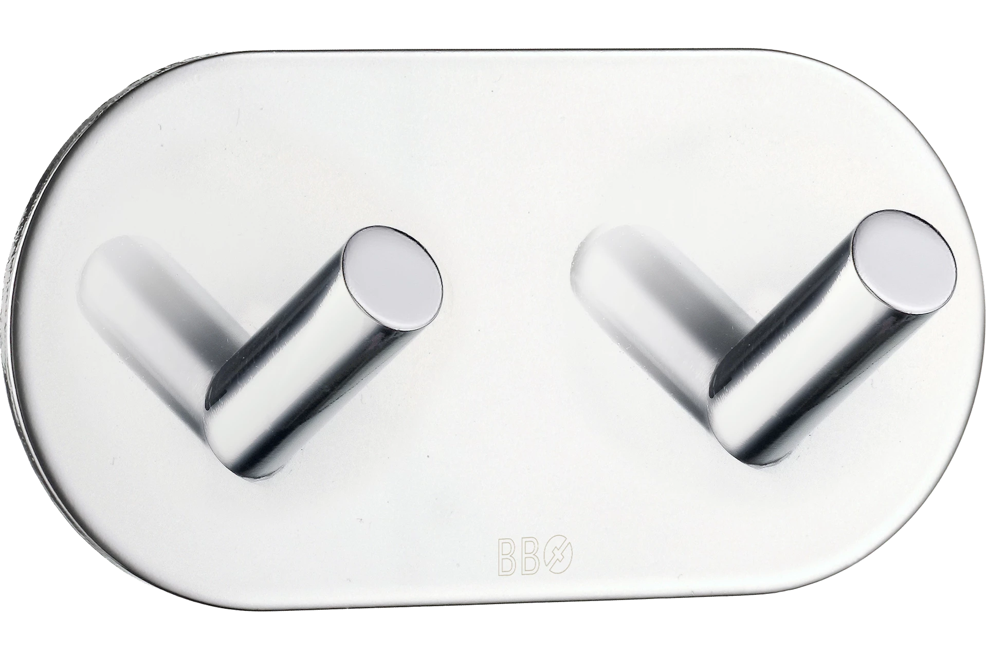 ARTBK1091 - Beslagsboden dobbel krok, krom - 