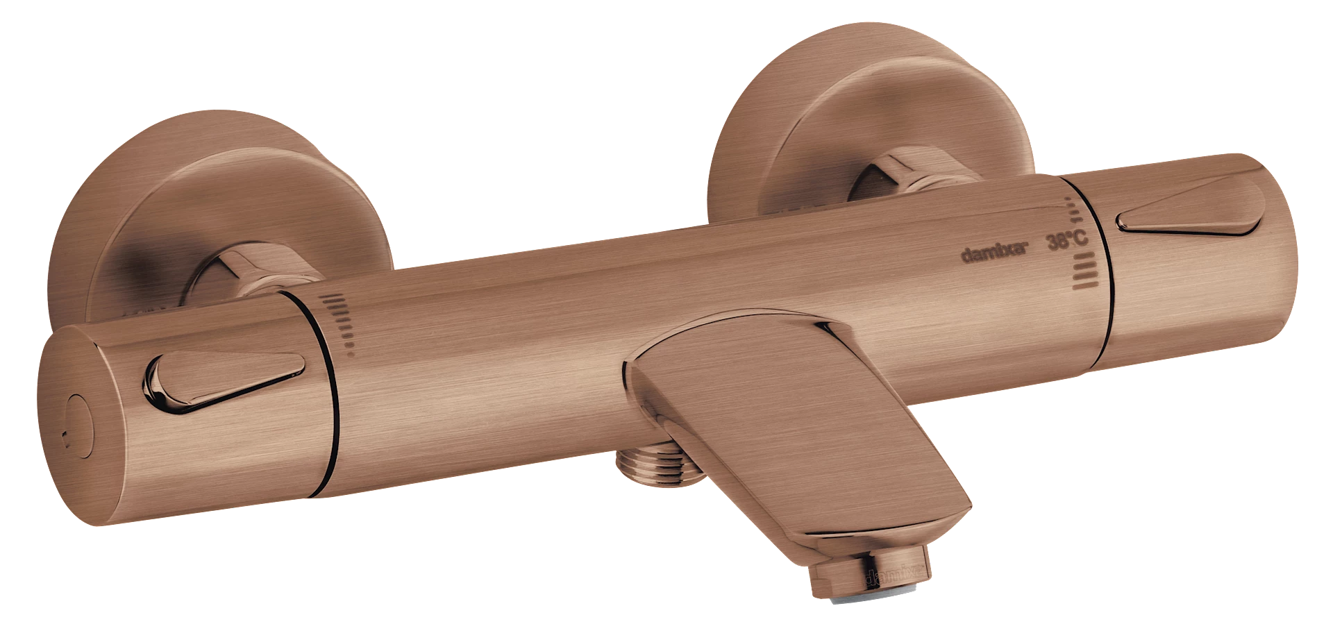 NRF4332159 - Silhouet badekarbatteri, børstet kobber - 