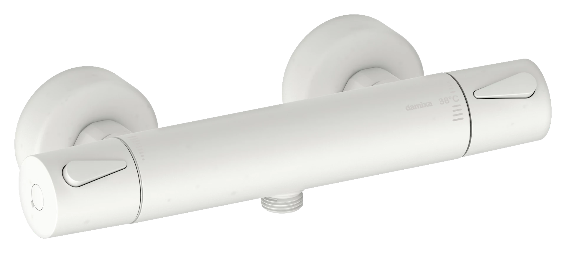 NRF4332182 - Silhouet dusjbatteri, hvit matt - 