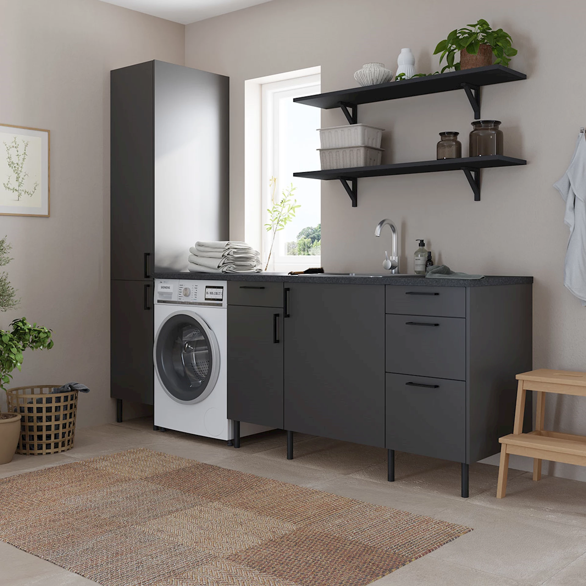 ART315 - Vaskerom grå matt - 